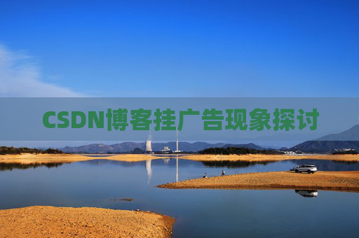 CSDN博客挂广告现象探讨